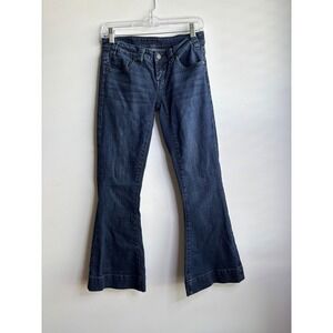 Rock & Roll Cowgirl Dark Wash‎ Trouser Jeans Womens 26x30